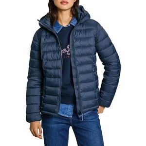 Pepe Jeans Dames Ammy Korte jas, blauw, L, Blauw (Dulwich Blue), L