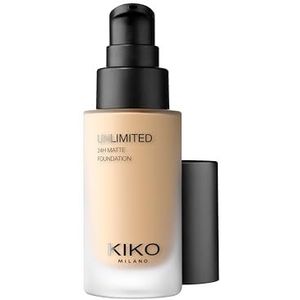 KIKO Milano Unlimited 24H Matte Foundation 3.5 WO, Langhoudende Matte Vloeibare Foundation Die Tot 24 Uur Lang Blijft Zitten