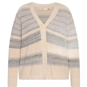 Ulla Popken - Gebreid Vest - Popcorn - Korte Volumemouwen