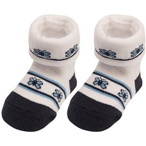 Playshoes Unisex baby eerste sokken vlinder sokken, blauw (marine 11), Eén maat