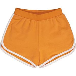 Fred's World by Green Cotton College Sweat Shorts voor meisjes, mandarijn, 122 cm