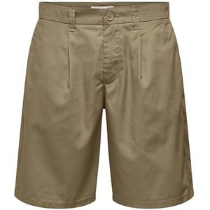 Onskal Chino Wide 0287 Shorts, caribou, S
