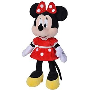 Nicotoy 6315870229 - Disney Minnie Mouse, rode jurk, 35 cm, vanaf 0 maanden, knuffel, babygeschenk
