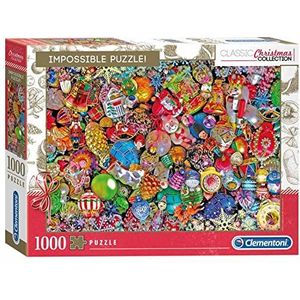 Clementoni Classic Christmas Collection - Puzzel - 1000 stukjes - Volwassenen - Legpuzzel - Vanaf 14 jaar - Vrolijk Kerstfeest