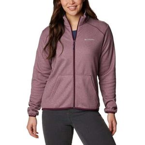 Columbia Sweater Col Hike Tech Fleece FZ Red XS Dames, Rood, XS