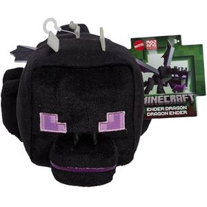 Mattel Minecraft Knuffel, Enderdraak, personage, zachte pop, speelgoed en verzamelobject, geïnspireerd op de videogame, 20 cm HWH32