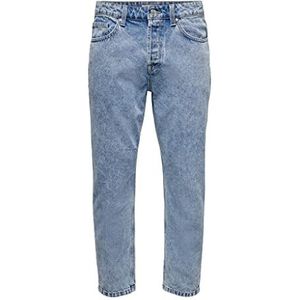 ONLY & SONS Men's ONSAVI Beam L.Blue PK 1421 NOOS Jeans, Blue Denim, 28/32
