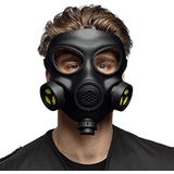 Boland 72281 - Gasmasker, Halloween masker, accessoire voor carnavalskostuums, horror masker voor carnaval, kostuum accessoires