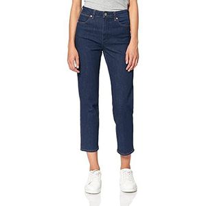 Wrangler Dames The Retro Straight Jeans, blauw (Dark Blue X9V), 32W x 32L