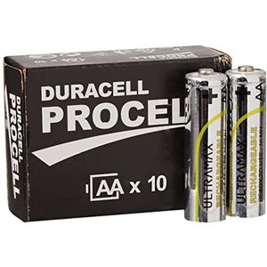 Duracell Alkaline batterij (Mignon (AA), Procell LR6/D10) verpakking van 10 stuks