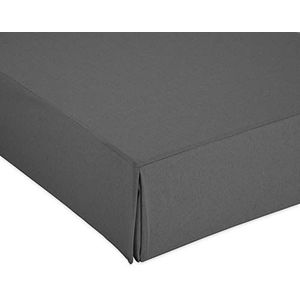 Cardenal Textil Plain Canape Cover Bed 180 grijs
