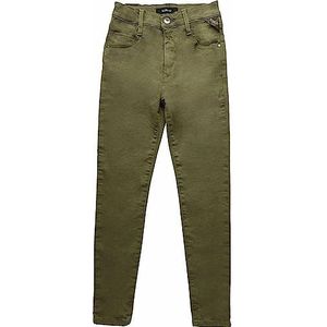 Replay Meisjesjeans met power stretch, 962 lichen green, 16 Jaar