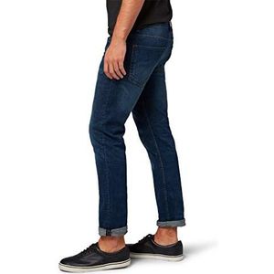 TOM TAILOR Denim Piers Slim Jeans voor heren, 10282 - Dark Stone Wash Denim, 29W x 30L