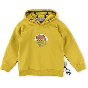 Sigikid Mini sweatshirt voor jongens van biologisch katoen, capuchontrui, groen, 122