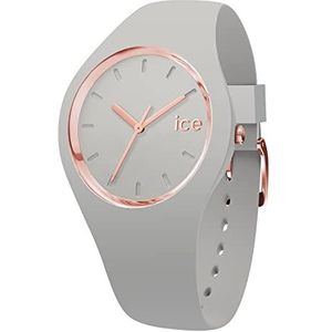 Ice-Watch - ICE glam pastel Wind - Grijs dameshorloge met siliconen band - 001070 (Medium)