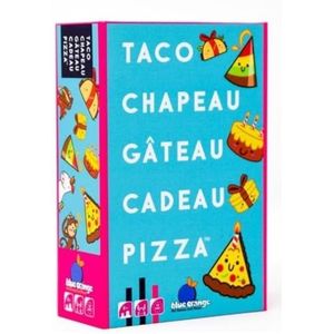 blue orange - Taco hoed taartcadeau pizza – ideaal verjaardagscadeau – leuk en heerlijk sfeerspel – vanaf 8 jaar, met familie of vrienden