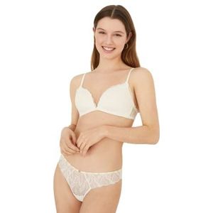 women'secret Hipster Brief Dames Slip, Geel/Goud, XL