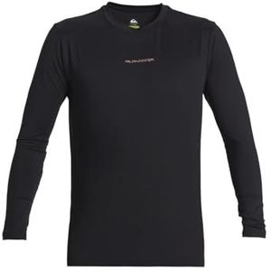 Quiksilver Everyday Surf Tee Ls Zwembroek voor heren, Zwart/Wit, S