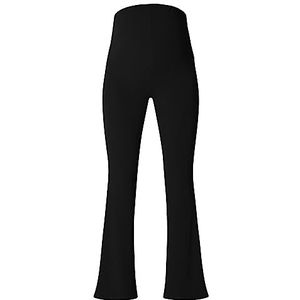 Noppies Heja Flared Rib Pants OTB Jeans voor dames, zwart, XL
