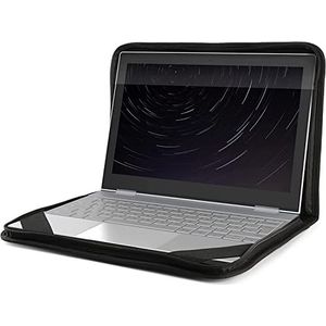 Belkin EDA003 Always-On laptophoes, compatibel met 11 inch tot 12 inch laptop, tablet, Chromebook, iPad en MacBook voor apparaatbescherming met twee vakken,11"-12",Zwart