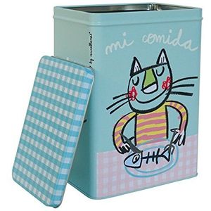 Laroom metalen doos voor kleine katten, metaal, meerkleurig, 14 x 10 x 20 cm