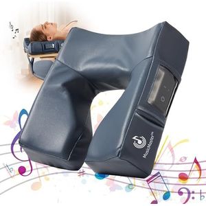 Music Master High Fidelity Sound Face Cradle Kussen - Bluetooth Massage Kussen voor Gezicht naar beneden Rust- Ultra Zachte Massage Tafel Hoofdsteun - Grote Oogopening voor Superieur Comfort, Royal