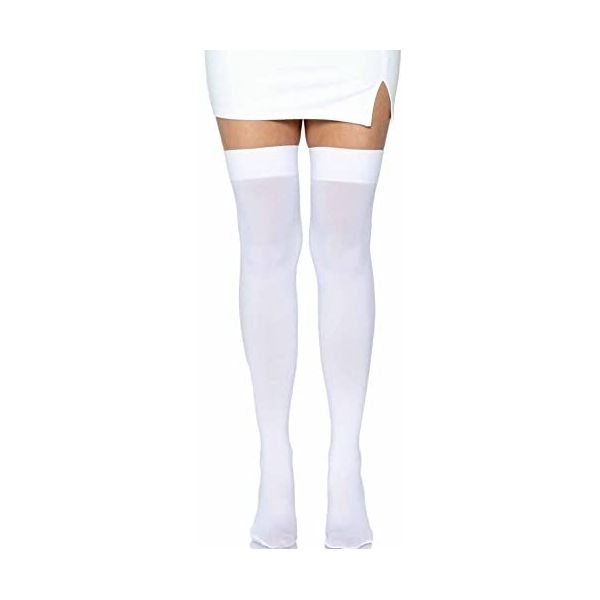 Nylon kousen - wit (wit) - Erotiek online bestellen? | Lage prijs! |  beslist.nl