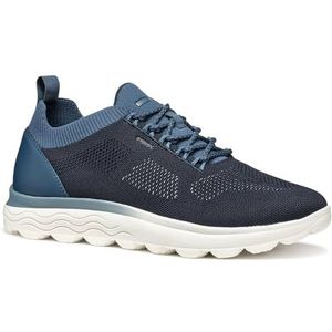 Geox U Spherica E, gymschoenen voor heren, Navy Avio, 47 EU