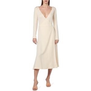 Tommy Hilfiger Dames F&F WRAP MIDI Jurk LS Calico XXS, Calico, XXS