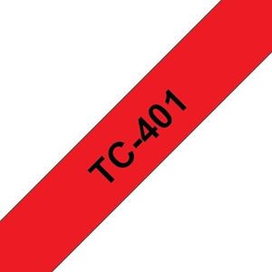 Brother TC401 gelamineerde tape Breedte 12 mm Lengte 7,7 m