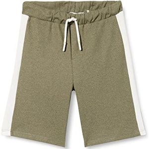 Koton Boy Trekkoord Shorts Contrast Color Waffle Textured, kaki (876), 5-6 Jaren