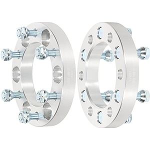 ECCPP Wielafstandhouders Adapters (2) 1 ""inch 6x5.5 6x139.7mm Bout Op 12x1.5 Studs W/24 Lug Moeren Voor 2008-2012 Chevrolet Colorado GMC Canyon Censor Toyota 4-Runner FJ Cruiser