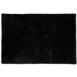 Viva 17295 Shaggy Soft Silk tapijt, 160 x 230 cm, zwart