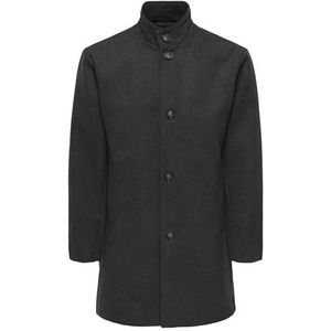 ONLY & SONS - ONSCHARLES WOOL COAT - Korte Jas - Zwart