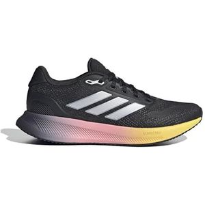 adidas Dames Runfalcon 5 W Hardloopschoenen Non-Football Low, Core Black Zero Met Aurora Zwart, 39 1/3 EU