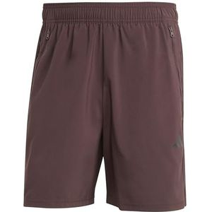 adidas Heren Train Essentials Woven Training Shorts, shadow brown/black, M 7 inch