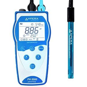Apera Instruments Premium Series PH8500 draagbare handheld pH-meterset