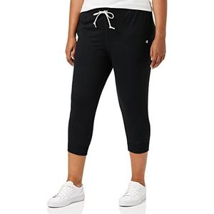 Champion Dames French Terry Jogger Capri Broek, Zwart, XL