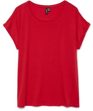 VERO MODA - VMAVA - T-shirt - Rood