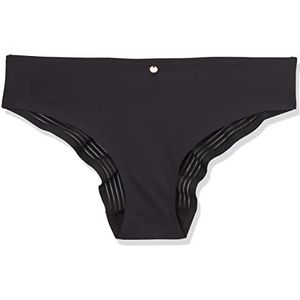 Noppies Dames Brazilian Spacer Stripe Ondergoed, Black - P090, 40