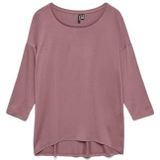VERO MODA - VMAVA - T-shirt - Oudroze - Driekwart Mouw