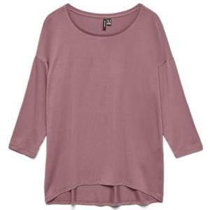 VERO MODA - VMAVA - T-shirt - Oudroze - Driekwart Mouw