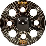 Meinl Classics Custom Dark 16 inch Trash Crash (video) drumstel bekken (40,64 cm) B12 brons, donkere afwerking (CC16DATRC)