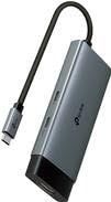 TP-Link - USB Type-C 5-Port Hub - Docking Station - Grijs - USB-C, USB-A, HDMI