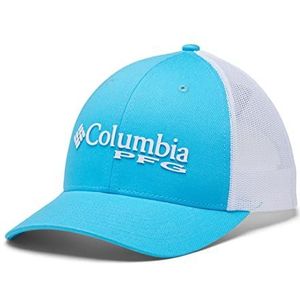 Columbia PFG Mesh Ballcap voor vrouwen, Atoll/wit/pfg, een maat, atol/wit/Pfg, one size, Atoll/wit/Pfg, one size