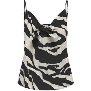 Onlnova Life Vis Jules Singlet AOP, zwart, XL