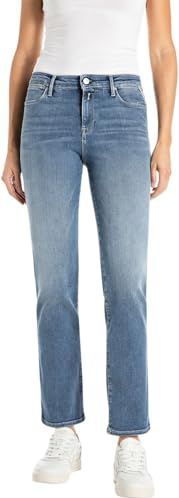 REPLAY - Zolie - Jeans - Medium Blue - Hoge Taille - Rechte Pasvorm