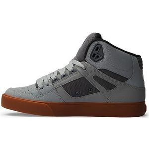DC Shoes Pure SE sneakers voor heren, grijs/wit/grijs, 40,5 EU, Grijs wit grijs, 40.5 EU