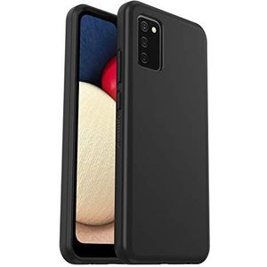 OtterBox Sleek Series-hoesje voor Samsung Galaxy A02s, schokbestendig, valbestendig, ultradun, beschermende, getest volgens militaire standaard, Zwart, Geen Retailverpakking