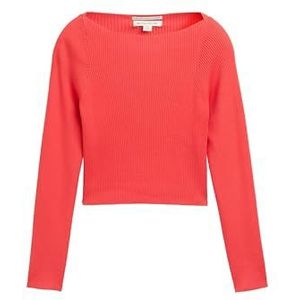 TOM TAILOR meisjes trui, 11042, effen rood, 128